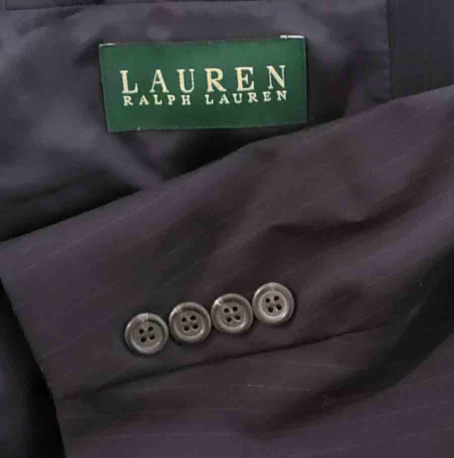 Vintage Lauren Ralph Lauren Suit Buttons Gray 11 Buttons Set H8B Men's