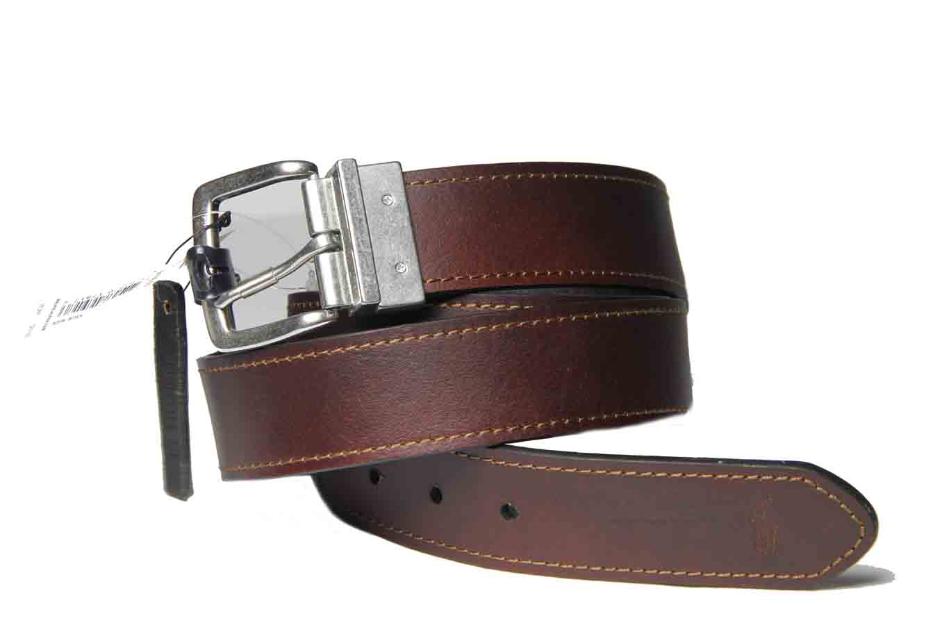 Polo by Ralph Lauren Reversible Leather Belt Brown to Black Men's Size 46