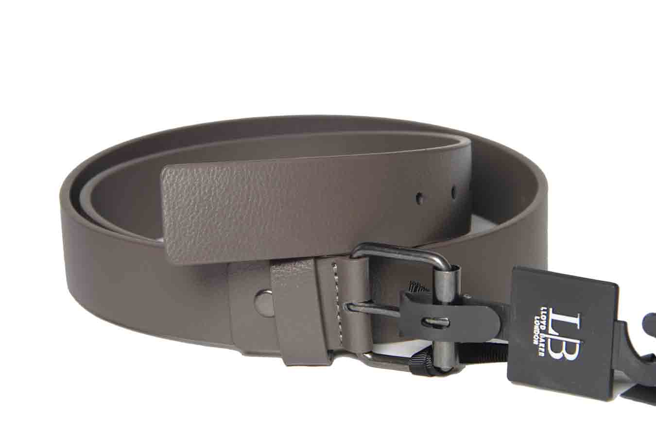 Lloyd Baker London Genuine Leather Belt Gray Men's Size 38