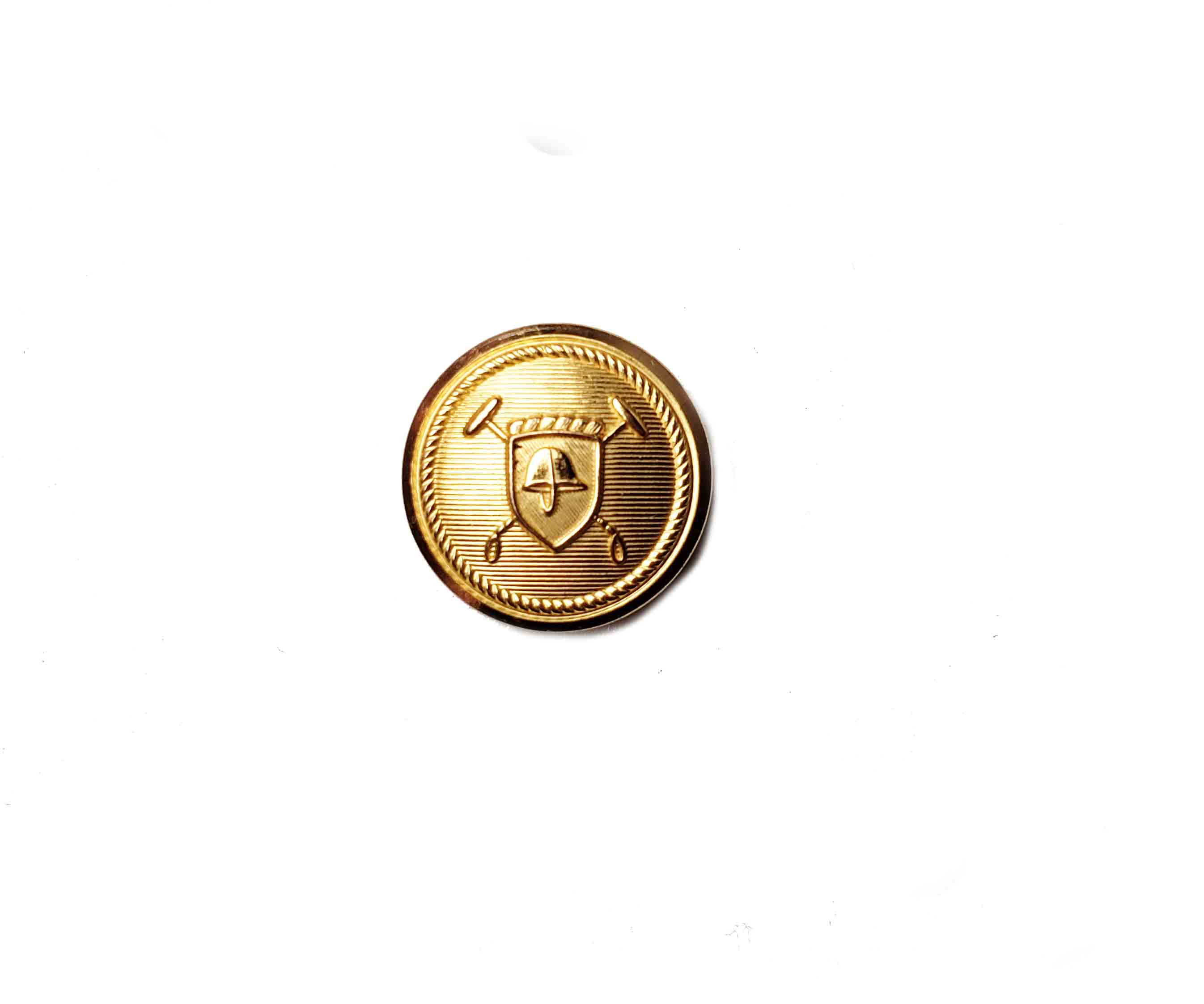 One Polo by Ralph Lauren Blazer Button Mallets Shield Gold Brass 3/4
