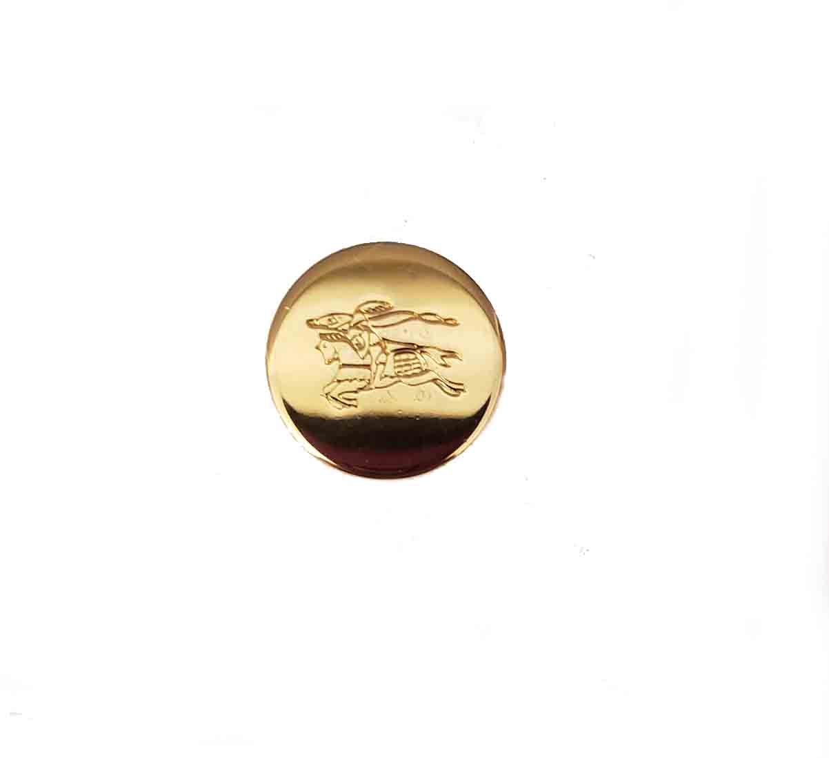 One Vintage Burberrys' Blazer Buttons Gold Brass Knightsman