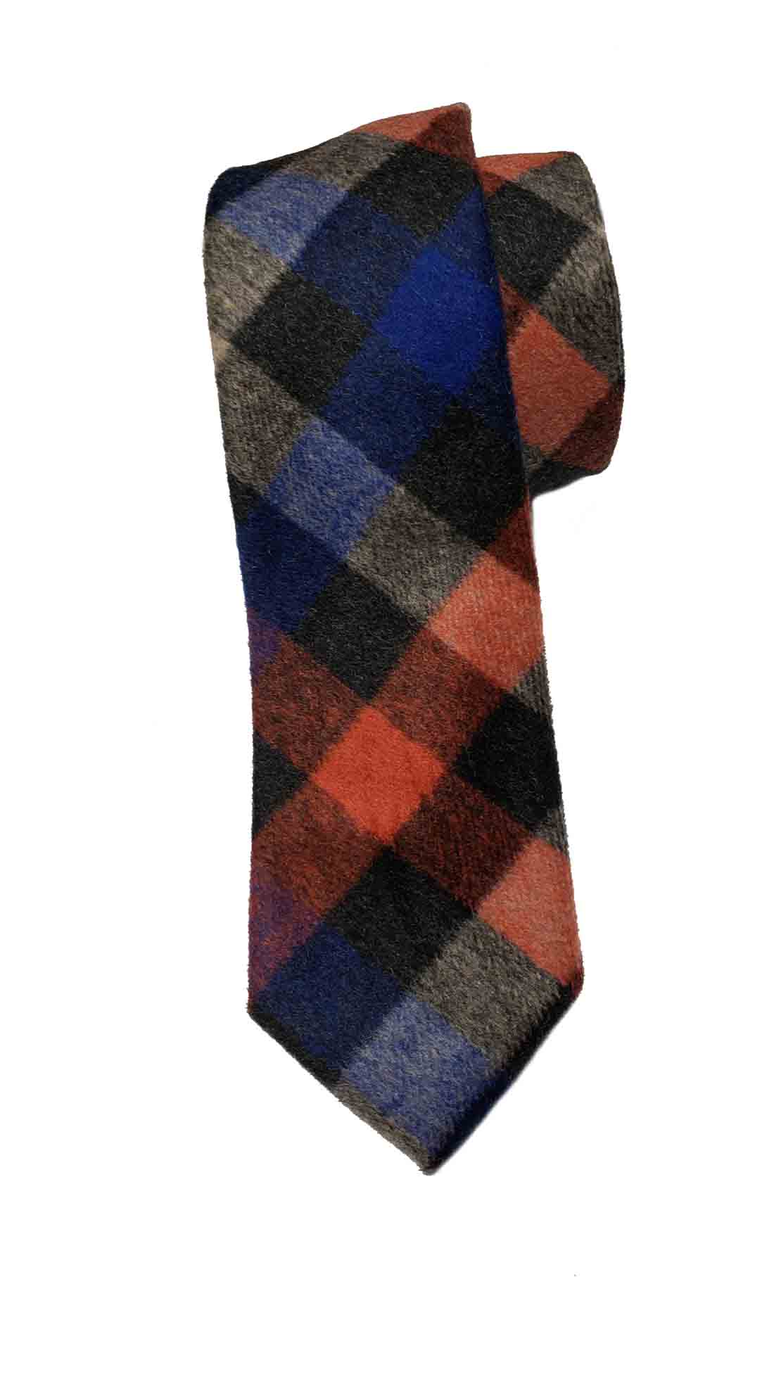 Gascoigne Tie Fall and Winter Wool Blend Geometric Multicolor Men's