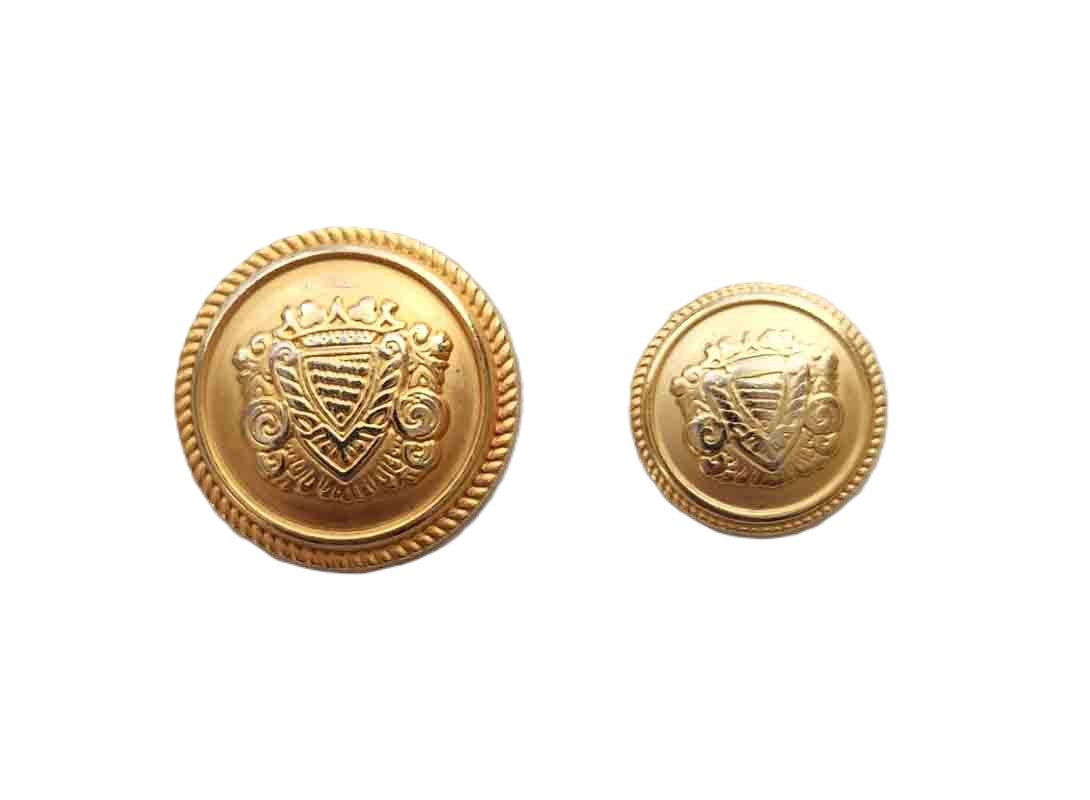 Jos A Bank Gold Brass Blazer Buttons Spare Replacement