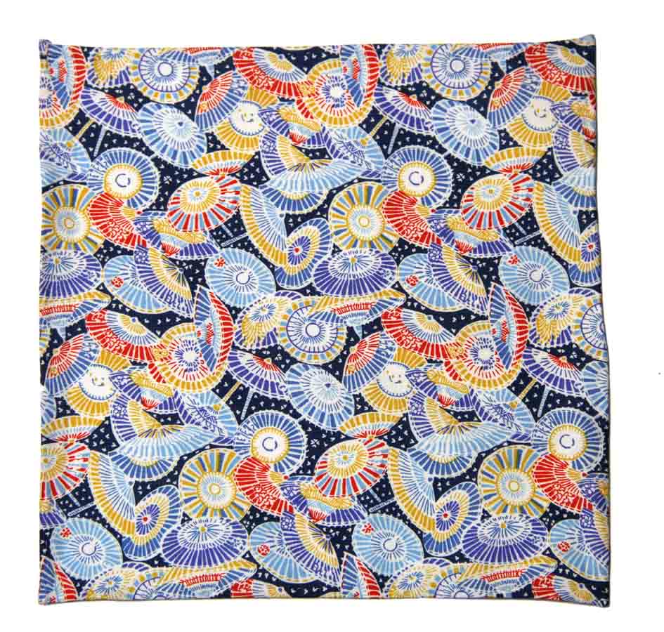 New Hand Stitched Sewn Cotton Pocket Square Colorful Parasols Pattern Men's