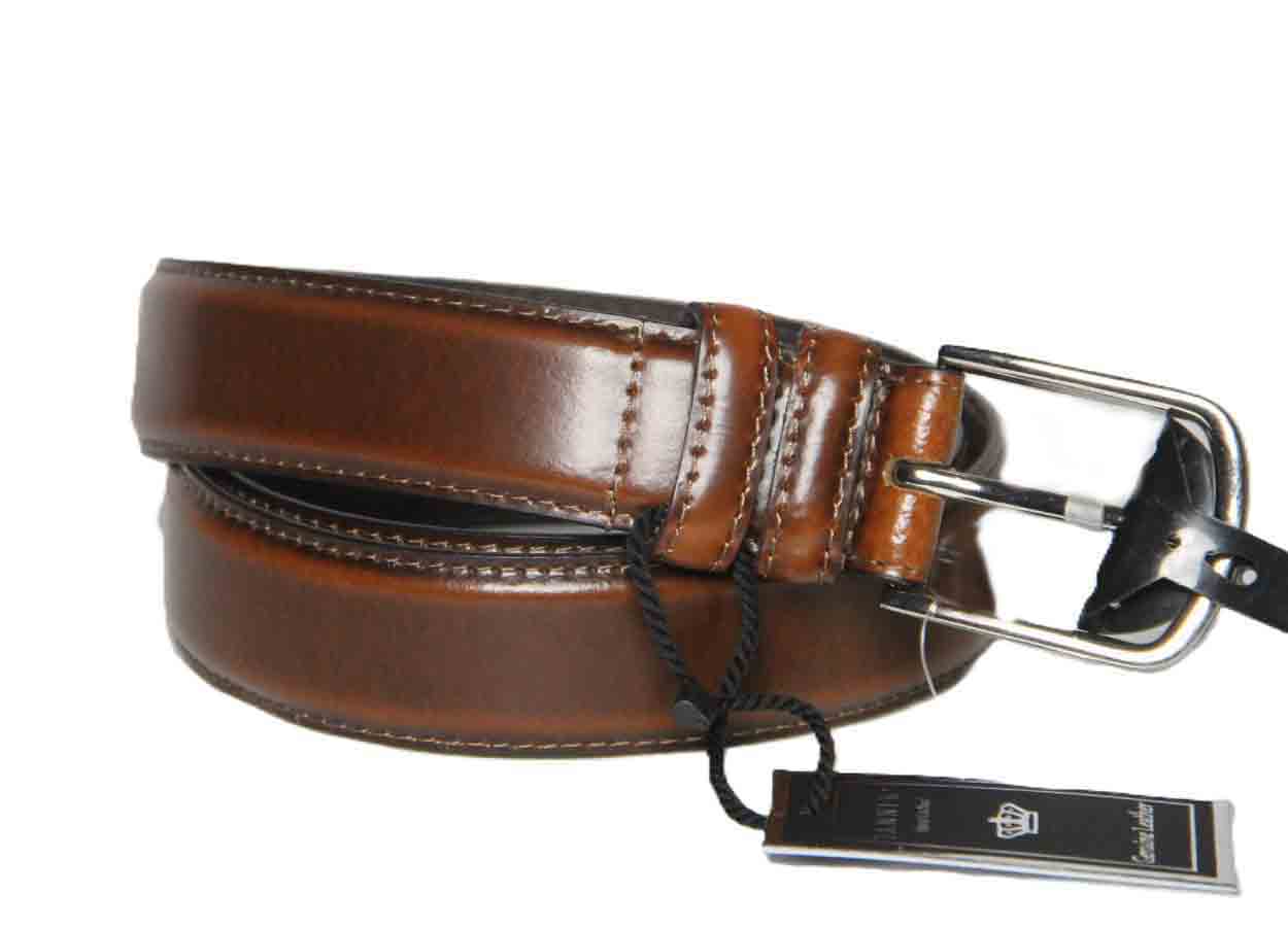 Tanners England Leather Dress Belt Brown Tan Men's Size Large or 38
