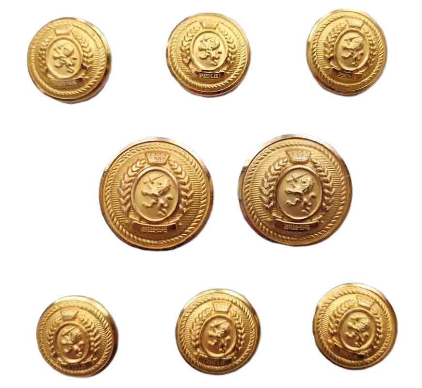 NEW Tommy Hilfiger by Waterbury Blazer Buttons Set Gold Brass Crown Rampant Lion Z7M Men's
